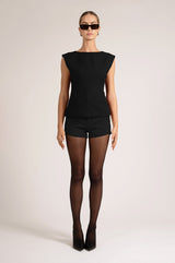 Amber top - Black