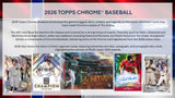 2026 Topps Chrome Baseball Jumbo Box (Presale 7/22)
