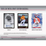 2026 Leaf Metal Draft Baseball Jumbo Box