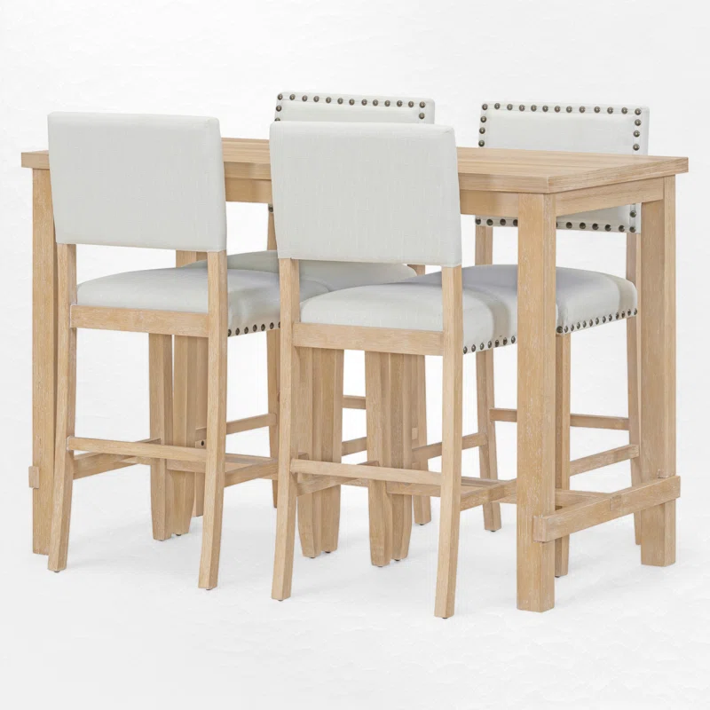 Ailey 4 - Person Counter Height Dining Set for Dining Room