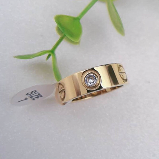 18K Gold-Filled Band Ring – Classic Minimalist Gold Love Ring - Image 9
